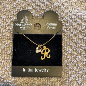 Mickey Mouse Initial “R” Necklace